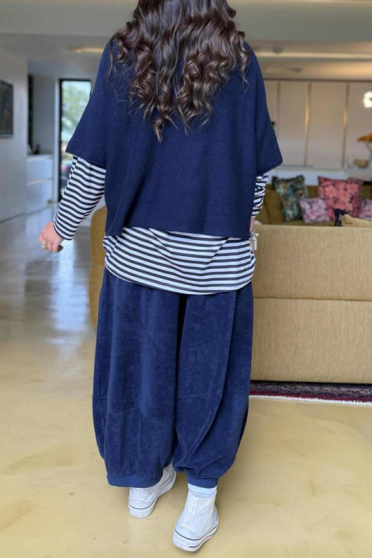 Conrad Layer Knit Navy